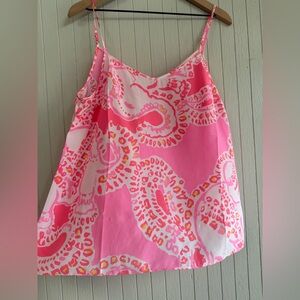 Silk Lily Pulitzer Spaghetti Strap Tank